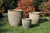 Photo of Campania Egg Pot - Sandblasted - Set of 3 - Marquis Gardens